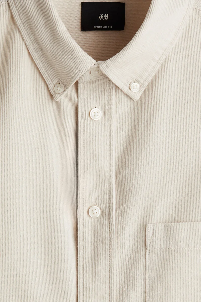 H&M Regular Fit Corduroy shirt
